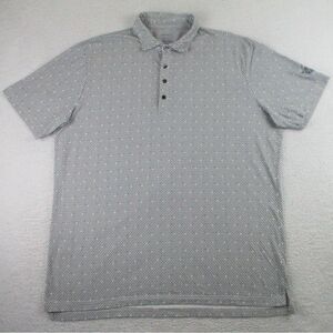 Johnnie-O Polo Shirt Mens XXL Linxter Vestal Performance‎ Golf Geometric
